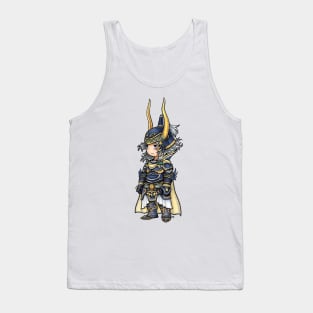 FF3 Styled Warrior of Light Tank Top